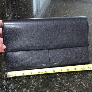 Celine black clutch